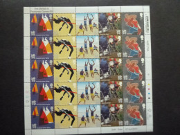 GREAT BRITAIN SG 3187+ 2012 OLYMPIC FULL SHEET OF 25 STAMPS - Hojas & Múltiples