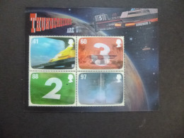 GREAT BRITAIN SG 3142MS GERRY ANDERSON MS PLASTIC STAMPS - Fogli Completi