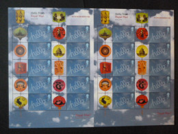 GREAT BRITAIN SG 2262 HELLO 2008 20 STAMPS SMILER SHEET WITH GUTTERS & LABELS - Ganze Bögen & Platten