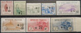 R1118(2)/11 - 1922 - AU PROFIT DES ORPHELINS DE LA GUERRE - SERIE COMPLETE N°162 à 169 NEUFS** - Cote (2023) : 530,00 € - Neufs