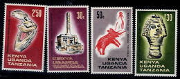 KENIA , UGANDA & TANZANIA 1967 ARCHAEOLOGICAL FUND IN EAST AFRICA MI No 164-7 MNH VF!! - Kenya, Uganda & Tanzania