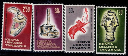 KENIA , UGANDA & TANZANIA 1967 ARCHAEOLOGICAL FUND IN EAST AFRICA MI No 164-7 MNH VF!! - Kenya, Ouganda & Tanzanie