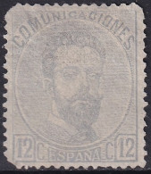 Spain 1872 Sc 182 España Ed 122 MNG(*) Damaged Corners - Ungebraucht