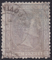 Spain 1875 Sc 218 España Ed 168a Used Segovia Date Cancel - Usados