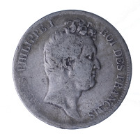 Louis Philippe 5 Francs 1831 Toulouse Tranche En Creux - 5 Francs