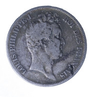 Louis Philippe 5 Francs 1831 Toulouse Tranche En Creux - 5 Francs