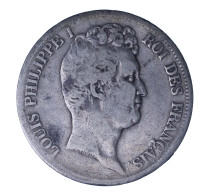 Louis Philippe 5 Francs 1831 Toulouse Tranche En Creux - 5 Francs