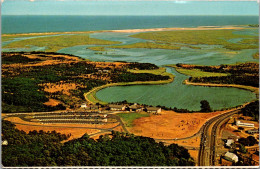 Massachusetts Cape Cod National Seashore Aerial View Salt Pond Visitor Center - Cape Cod