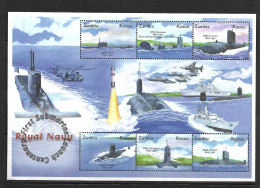 ZAMBIE 2001 SOUS-MARINS  YVERT N°1161/66 NEUF MNH** - Sous-marins