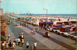New Jersey Atlantic City Panoramic View Of Boardwalk Beach And Atlantic Ocean - Atlantic City