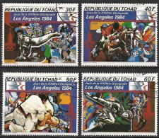 Chad 1982 - Mi 917/20 - YT 392/95 ( Los Anheles Olympic Games ) Complete Set - Tchad (1960-...)