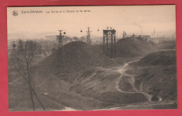 Saint-Ghislain - Les Terrils Et Le Chemin De Fer Aérien  ( Voir Verso ) - Saint-Ghislain