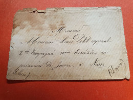 Enveloppe Pour Un Prisonnier De Guerre En Silésie ( Période 1870/71 ) - Réf J 200 - Guerra Del 1870