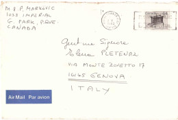 LETTERA PER ITALIA - Storia Postale