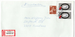 L67202 - Berlin - 1989 - 190Pfg I&T MiF A OrtsR-Bf BERLIN - Cartas & Documentos