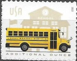 USA, 2023, MNH, BUSES, SCHOOL BUS,1v,S/A - Busses