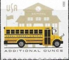 USA, 2023, MNH, BUSES, SCHOOL BUS,1v, COIL - Busses