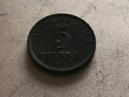 Münze Münzen Umlaufmünze Deutschland Deutsches Reich 5 Pfennig 1921 Münzzeichen A - 5 Rentenpfennig & 5 Reichspfennig
