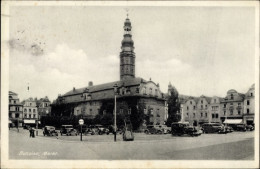 CPA Bolesławiec Bunzlau Schlesien, Markt - Schlesien