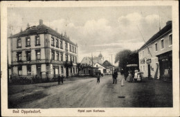 CPA Opolno Zdrój Bad Oppelsdorf Bogatynia Reichenau Schlesien, Hotel Zum Kurhaus - Schlesien