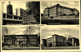 CPA Opole Oppeln Schlesien, Regierungsgebäude, Reichsbahn- Und Reichspostdirektion, Landeshaus - Schlesien