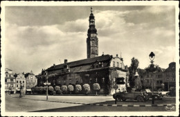 CPA Bolesławiec Bunzlau Schlesien, Ring Und Rathaus, Rynek, Ratusz - Schlesien