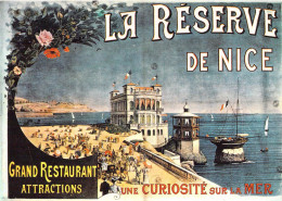 NICE (06) - LA RESERVE De NICE - GRAND RESTAURANT - ATTRACTIONS - UNE CURIOSITE Sur La MER - Nice Bij Nacht