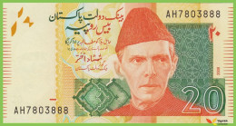 Voyo PAKISTAN 20 Rupees 2008 P55b B233b AH UNC Mohenjo-Daro - Pakistan