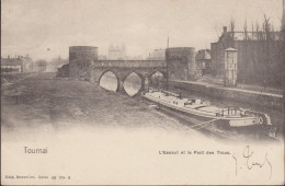 BELGIQUE HAINAUT TOURNAI L'ESCAUT ET LE PONT DES TROUS   PRECURSEUR - Doornik