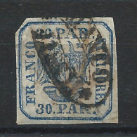 Roumanie N°10 Obl (FU) 1862/64 - Blason - 1858-1880 Moldavia & Principality