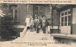 Paris 12ème * La Maison Paul GRUIN 50 Boulevard De Reuilly * Les " Garment Retailers Of America " En Visite 7 Aout 1928 - District 12