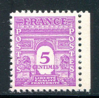 FRANCE- Y&T N°620- Neuf Sans Charnière ** - 1944-45 Arco Di Trionfo