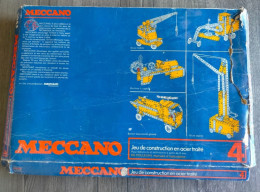 Rare  MECCANO Boite N° 4 + Notice Catalogue N° 2.3.4 Manuel D'introduction 204E  Jeu De Construction En Acier Traité - Otros & Sin Clasificación