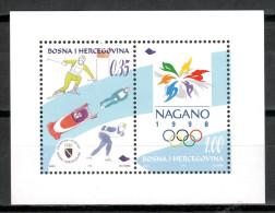 Bosnia & Herzegovina 1998 / Winter Olympic Games Nagano MNH Juegos Olímpicos Invierno Olympische Spiele / Cu20914  34-17 - Hiver 1998: Nagano