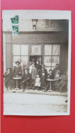 Carte Photo  Café Restaurant , Cachet Départ Drome - Cafes