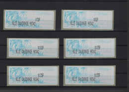 Neukaledonien Michel Cat.No. Mnh/** ATM Set 1 Teller 98342 - Franking Labels