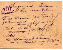 67214 - Russland / UdSSR - 1923 - 2@10Rbl A R-Bf SHPIKOV -> BERLIN (Deutschland) - Briefe U. Dokumente