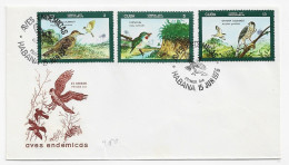 3782   FDC Habana 1976,   Serie II , Aves Endémicas,  Pájaros, - Brieven En Documenten