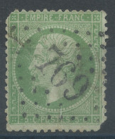 Lot N°76377    N°20, Oblitéré GC 769 Castillon-sur-Dordogne, Gironde (32), Indice 4, Déchirure Coté SUD, Défaut - 1862 Napoléon III
