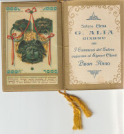 25-Calendarietto Da Barbiere-1930-Lo Specchio Di Diana Con Custodia-Salone Elena G. Alia-Giarre-Catania - Big : 1941-60