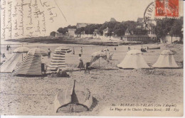 Bureau St Palais La Plage Et Les Chalets Carte Postale Animee  1912 - Saint Palais