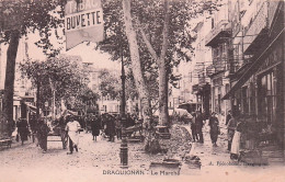 Draguignan - Le Marché  - CPA °J - Draguignan