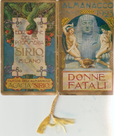 27-Calendarietto Da Barbiere-1923-Donne Fatali-Marasia E Chiaramonte-Palermo - Formato Grande : 1941-60