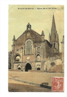 Cp, 79, Airvault, Eglise, Voyagée 1908 - Airvault