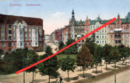 AK Breslau Wroclaw Höfchenplatz Pl Plac Ludwika Hirszfelda A Höfchenstraße Ul Ulica Tadeusza Zielinskiego Zaporoska - Schlesien