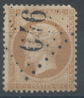 Lot N°76391    N°21, Oblitéré GC 646 Brissac, Maine-et-Loire (47), Indice 4 - 1862 Napoléon III