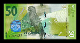 Seychelles 50 Rupees 2016 Pick 49 Nice Serial Sc Unc - Seychellen