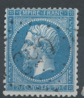 Lot N°76403    N°22, Oblitéré GC 653 Brou, Eure-et-Loir (27), Indice 4 - 1862 Napoléon III