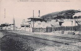 Agay - Le Dramont - Usine A Concasser - Societe Des Carrieres De Porphyre De Saint Raphael - Rare  - CPA °J - Autres & Non Classés