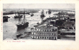 EGYPTE - Port-Said - Port - Carte Postale Ancienne - Port-Saïd